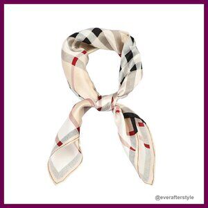 Mulberry Silk Square Scarf Elegant Versatile Accessory Year-Round Wear